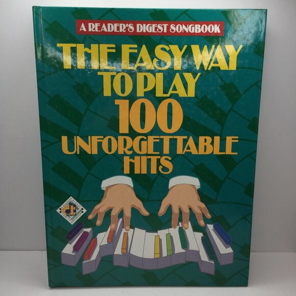 Reader's Digest Songbook Easy Way Play 100 Unforgettable Hits Family Classics - Picture 1 of 13